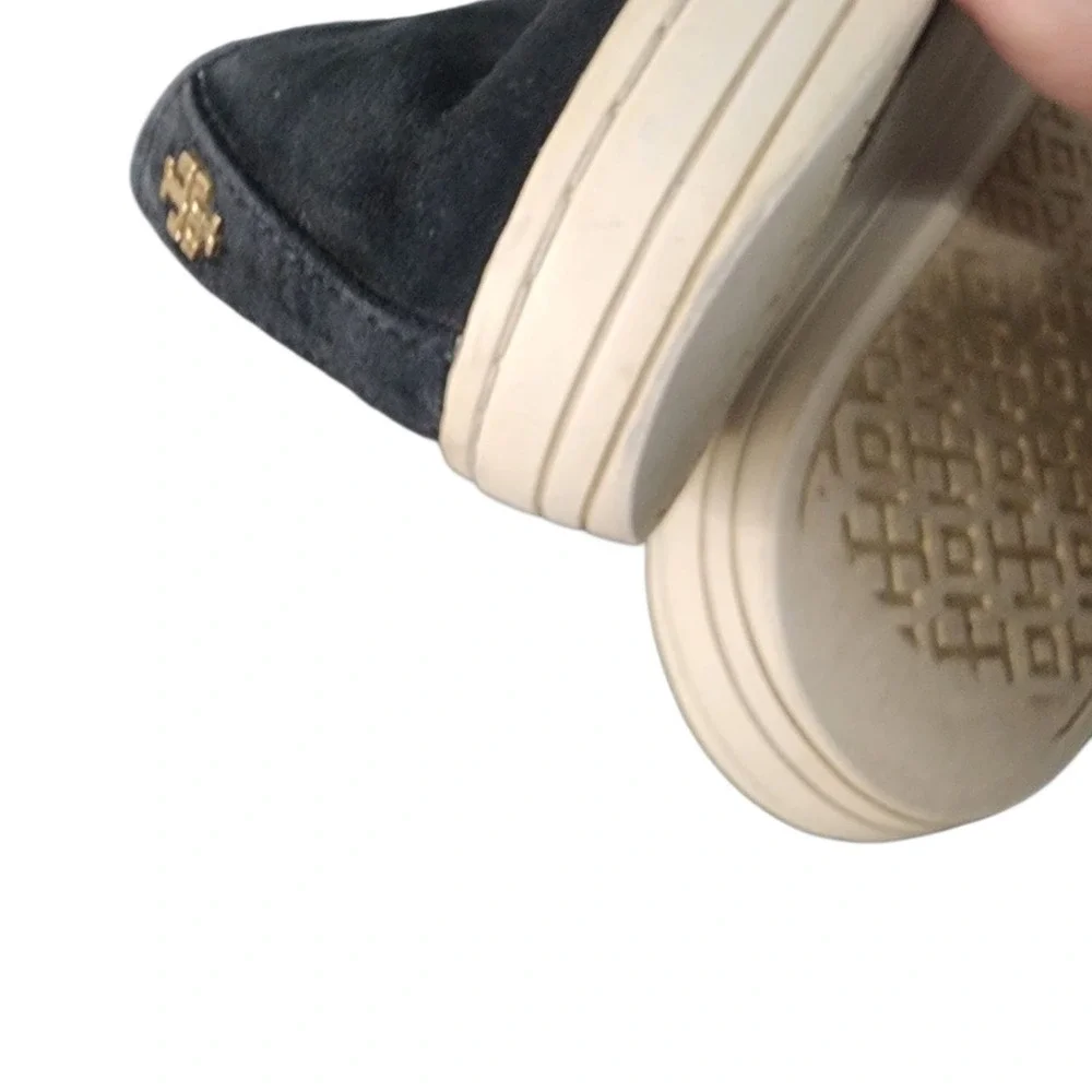 Tory Burch Black‎ Suede Slip On Women's Size 8